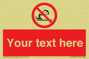 Custom No kite surfing